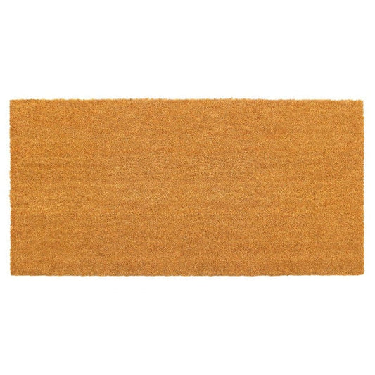 Doormat Natural Machine Tufted Plain Nonskid backing 24" x48"