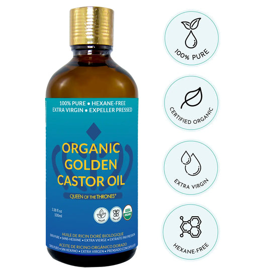 Queen of The Thrones Organic Castor Oil 3.38oz
