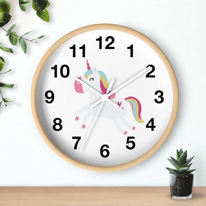 Girls Unicorn Wall Clock, Girls Wall Clock, Girls Bedroom Decor, Nursery Wall Clock, Childrens Wall Clock, Kids Clock, Girls Wall Decor, Baby Gift