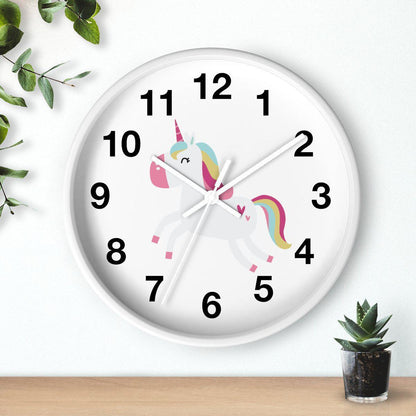 Girls Unicorn Wall Clock, Girls Wall Clock, Girls Bedroom Decor, Nursery Wall Clock, Childrens Wall Clock, Kids Clock, Girls Wall Decor, Baby Gift