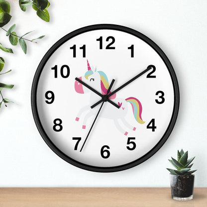 Girls Unicorn Wall Clock, Girls Wall Clock, Girls Bedroom Decor, Nursery Wall Clock, Childrens Wall Clock, Kids Clock, Girls Wall Decor, Baby Gift