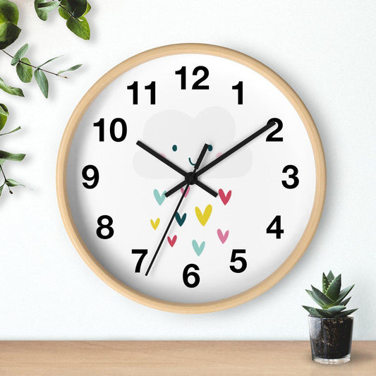 Cloud Wall Clock, Kids Wall Clock Neutral Unisex, Nursery Wall Clock, Childrens Wall Clock, Kids Clock, Kids Wall Decor, Baby Gift, Kids Bedroom Decor