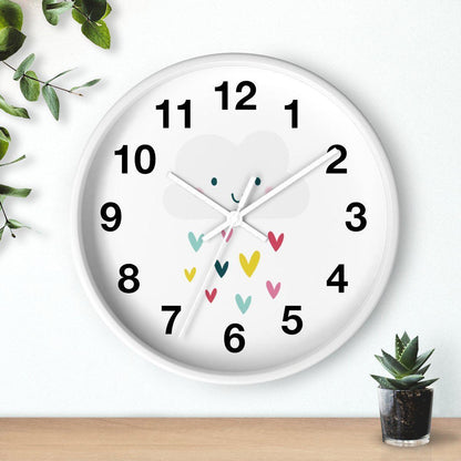 Cloud Wall Clock, Kids Wall Clock Neutral Unisex, Nursery Wall Clock, Childrens Wall Clock, Kids Clock, Kids Wall Decor, Baby Gift, Kids Bedroom Decor