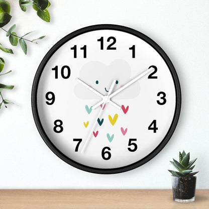 Cloud Wall Clock, Kids Wall Clock Neutral Unisex, Nursery Wall Clock, Childrens Wall Clock, Kids Clock, Kids Wall Decor, Baby Gift, Kids Bedroom Decor