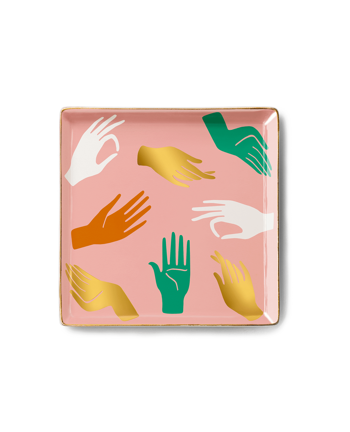 Ceramic Tray Hamsa Blue Plate