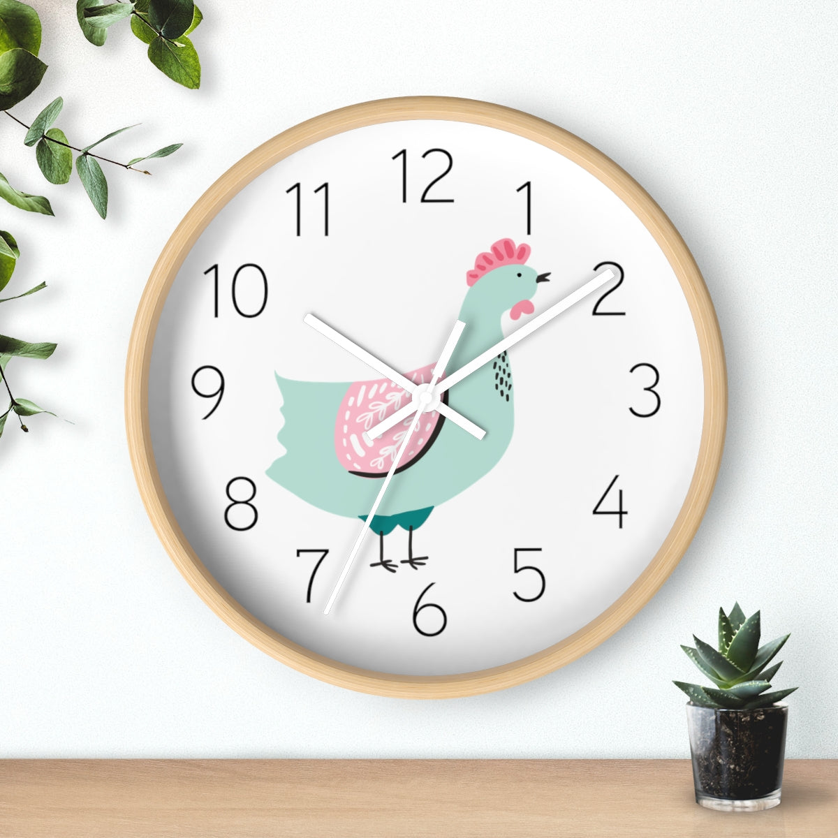Rooster Wall Clock Wall Clocks Pippa + June