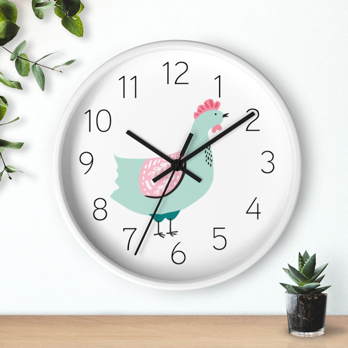 Rooster Wall Clock Wall Clocks Pippa + June