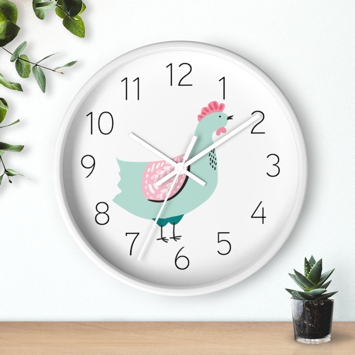 Rooster Wall Clock Wall Clocks Pippa + June