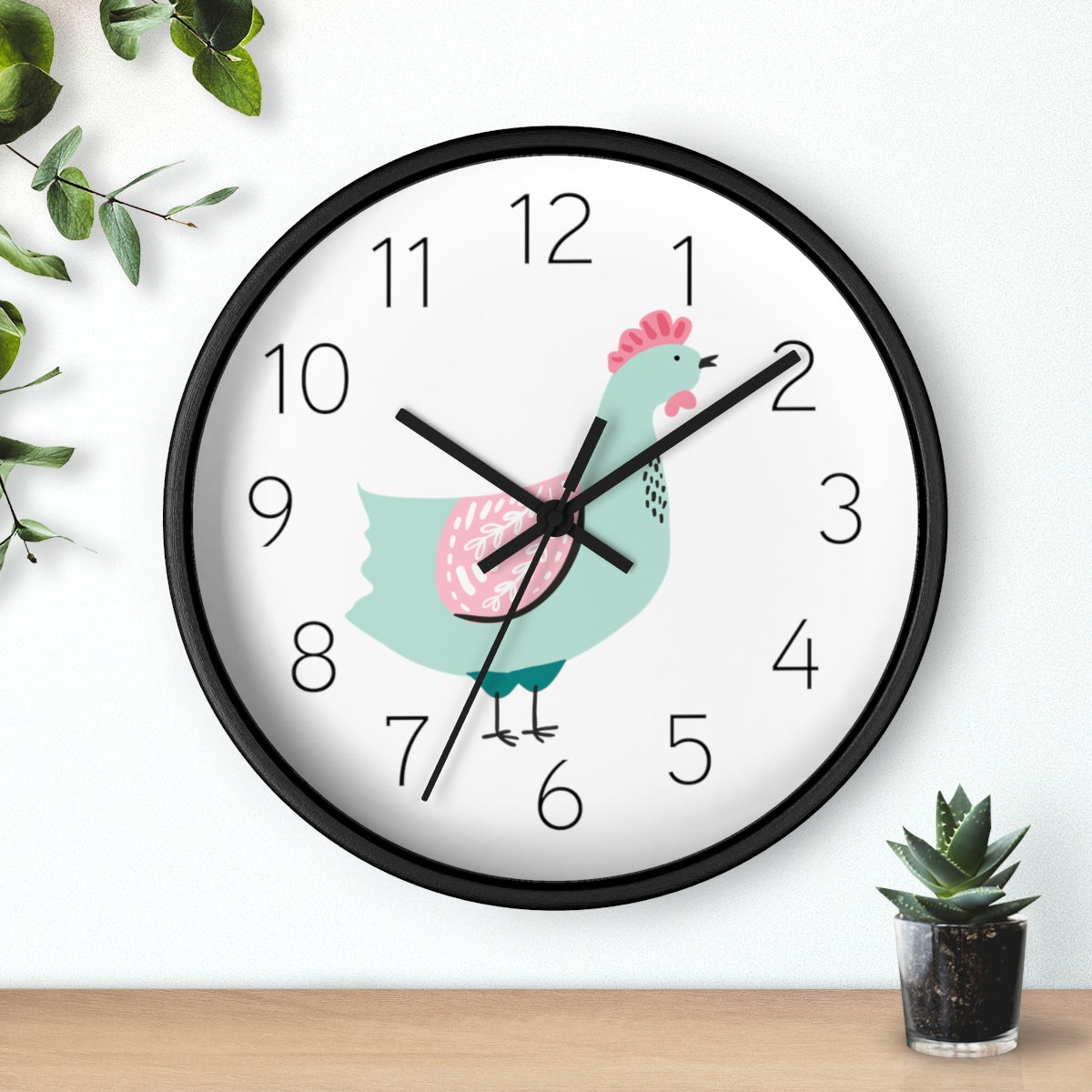 Rooster Wall Clock Wall Clocks Pippa + June