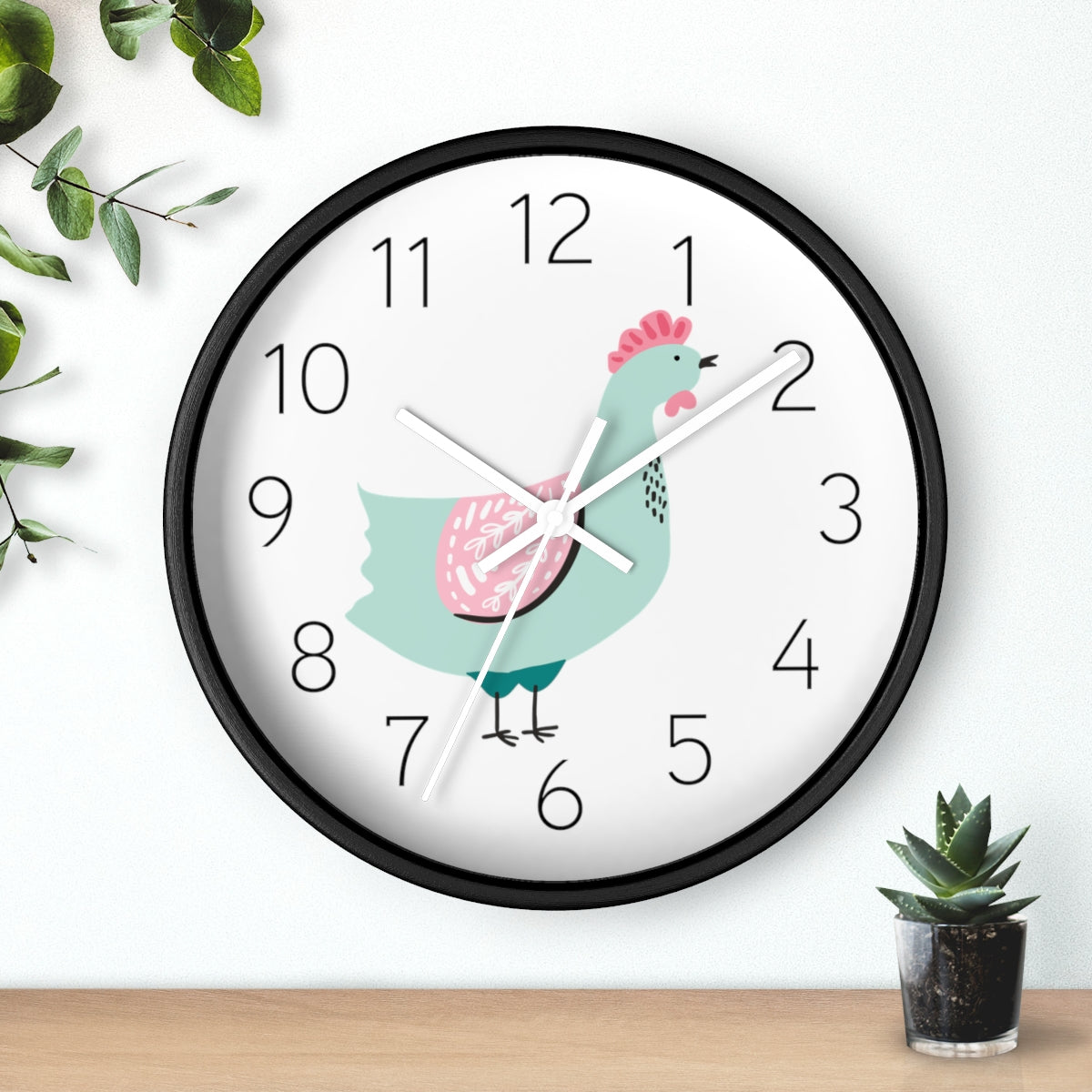 Rooster Wall Clock Wall Clocks Pippa + June