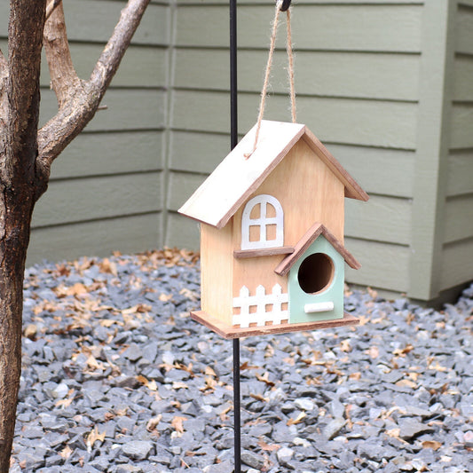 Birdhouse Hanging in 9.25 Inches Brown