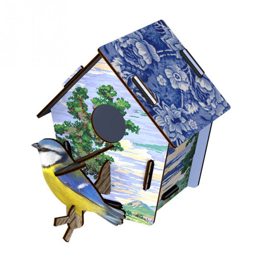 Wall Sculpture Bird House and Bird Sky Lander