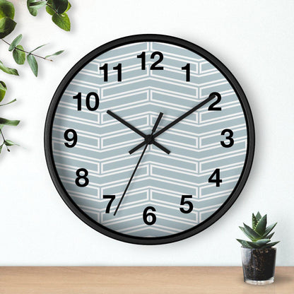 Herringbone Modern Wall Clock, Contemporary Wall Clock, Minimalist Wall Clock, Modern Wall Clocks