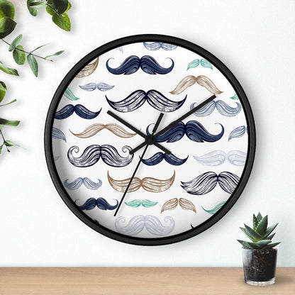 Modern Moustache Wall Clock, Contemporary Wall Clock, Minimalist Wall Clock, Modern Wall Clocks