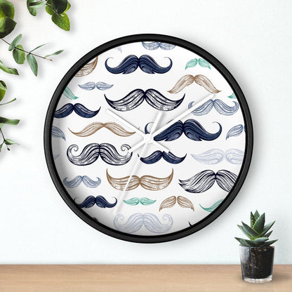 Modern Moustache Wall Clock, Contemporary Wall Clock, Minimalist Wall Clock, Modern Wall Clocks